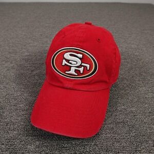 San Francisco 49ers Hat Cap Strap Back Womens One Size Red NFL Football OTS